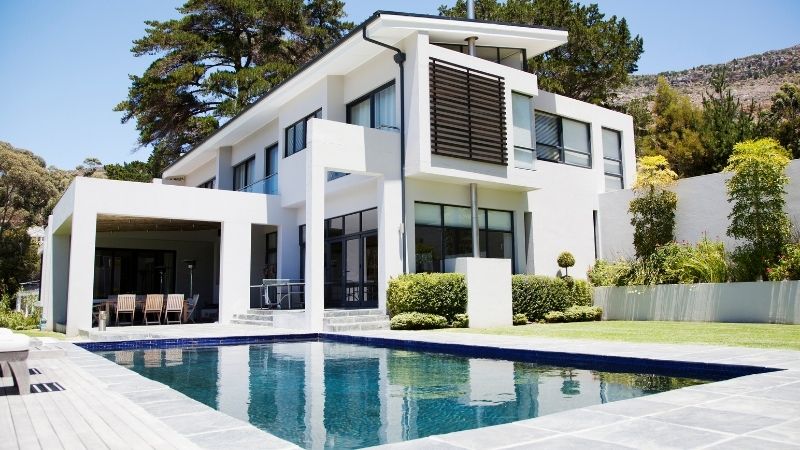 Casa que pode ser alugada para festas